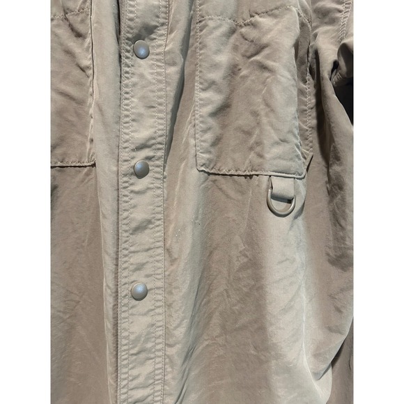 Ridgecut Toughwear Mens XLT Brown Long Sleeve Vented Work Shirt RC 11011 Nylon - Picture 3 of 7